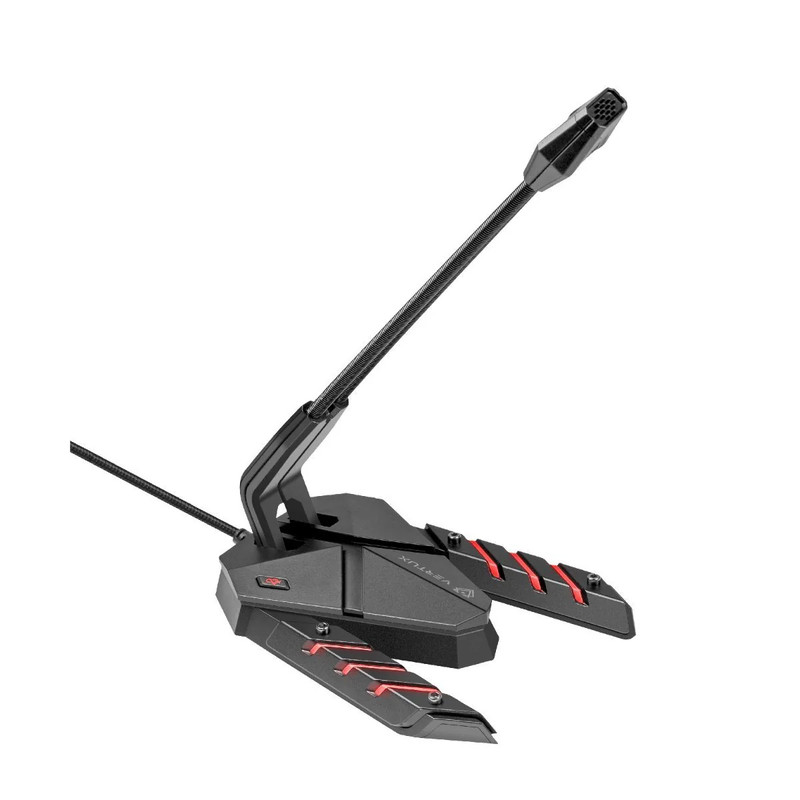 Vertux Streamer-3 High Intensity Anti-Vibration Gaming Microphone - Grey - ميكروفون